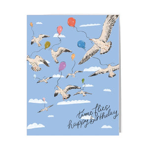 Time Flies Birthday Card