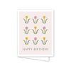 Dala Tulips Birthday Card