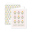 Dala Tulips Birthday Card