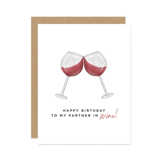 Wine Birthday Card