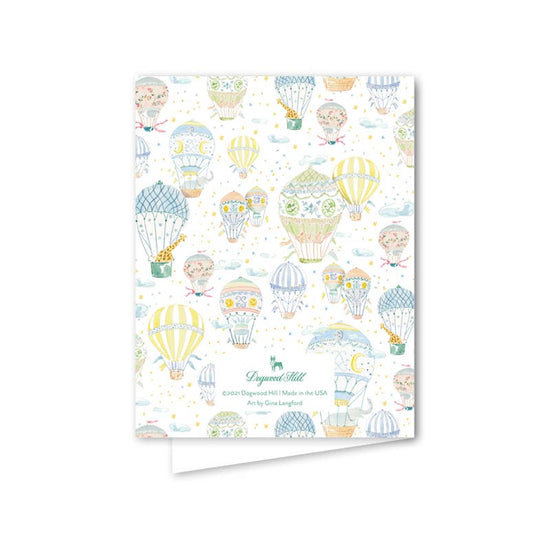 Balloon Festival Baby Card