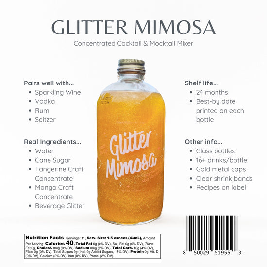 Glitter Mimosa Mixer