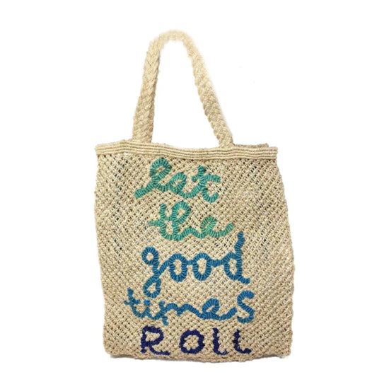 Let The Good Times Roll Tote, Blue