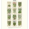 2026 Herbarium Wall Calendar