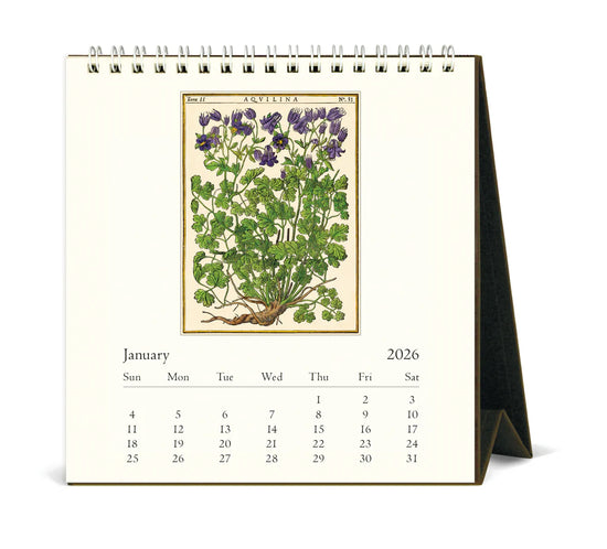 2026 Herbarium Desk Calendar