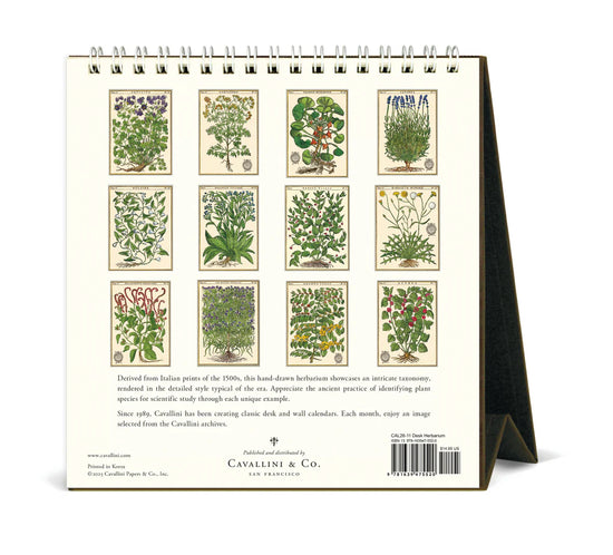 2026 Herbarium Desk Calendar