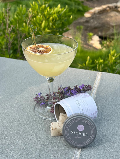 Lemon Lavender Sugar Cubes