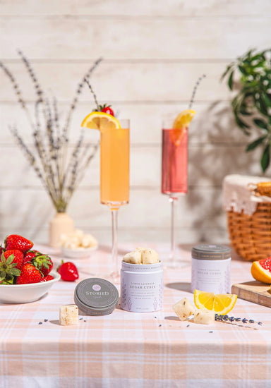 Lemon Lavender Sugar Cubes