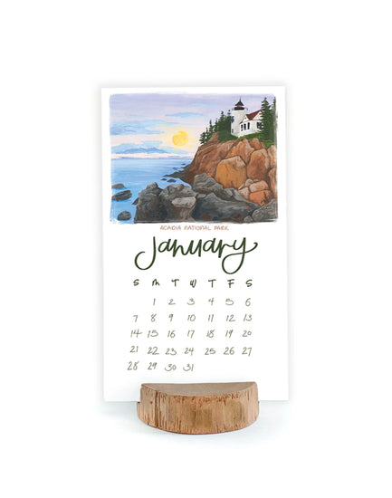 National Parks Stump Calendar 2024