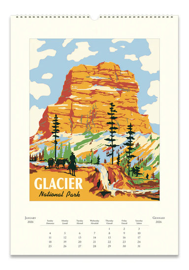 2026 National Parks Wall Calendar