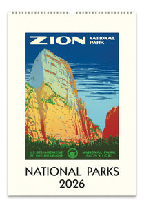 2026 National Parks Wall Calendar