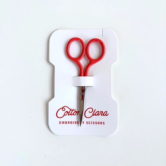 Poppy Red Embroidery Scissors