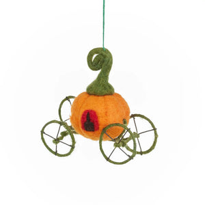 Pumpkin Carriage Ornament