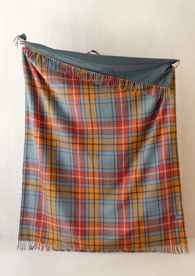 Recycled Wool Picnic Blanket, Buchanan Antique Tartan