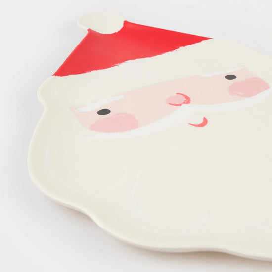 Santa Melamine Plate