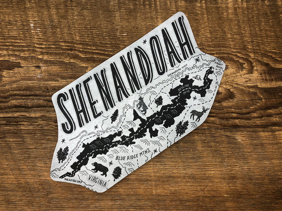 Shenandoah National Park Postcard, Gray