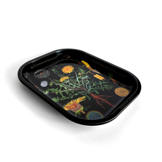 Botanical Dandelion Metal Tray