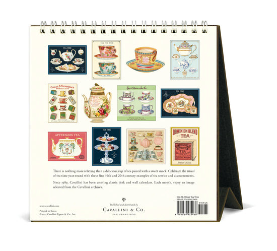 2026 Tea Time Desk Calendar