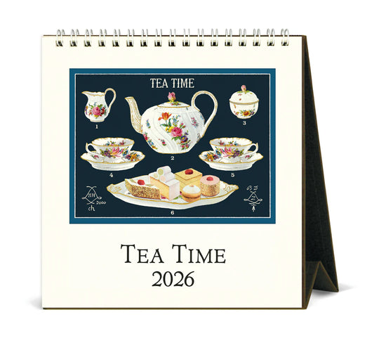 2026 Tea Time Desk Calendar