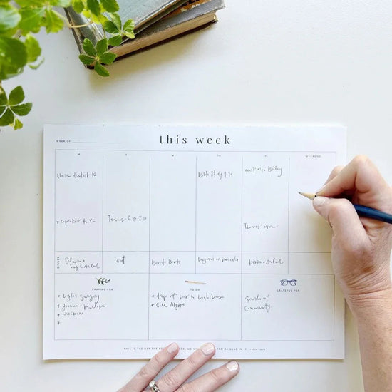 Weekly Planner Notepad