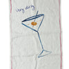 Very Dirty Martini Tea Towel