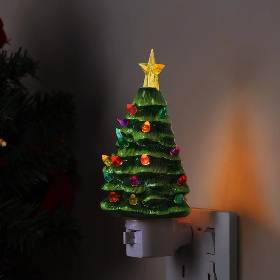 Nostalgic Ceramic Christmas Tree Nightlight