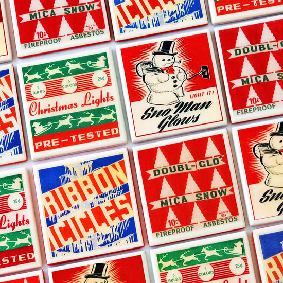 Christmas Drink Coaster Set