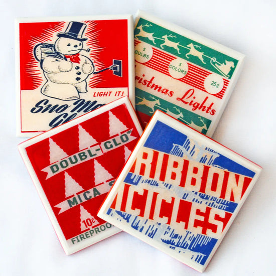 Christmas Drink Coaster Set