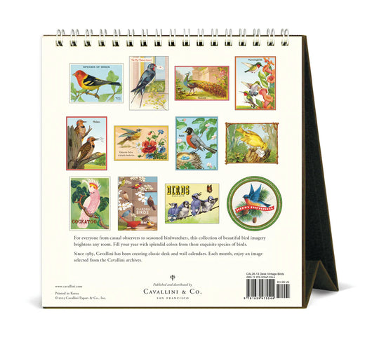 2026 Birds Desk Calendar