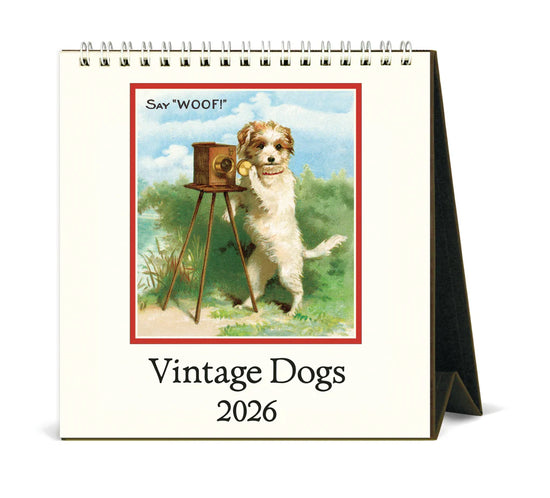 2026 Dogs Desk Calendar
