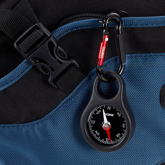 Carabiner Keyring Compass