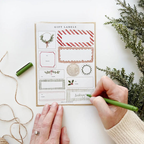 Christmas Gift Label Stickers