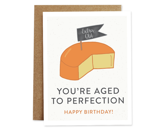 Aged to Perfection Birthday Card