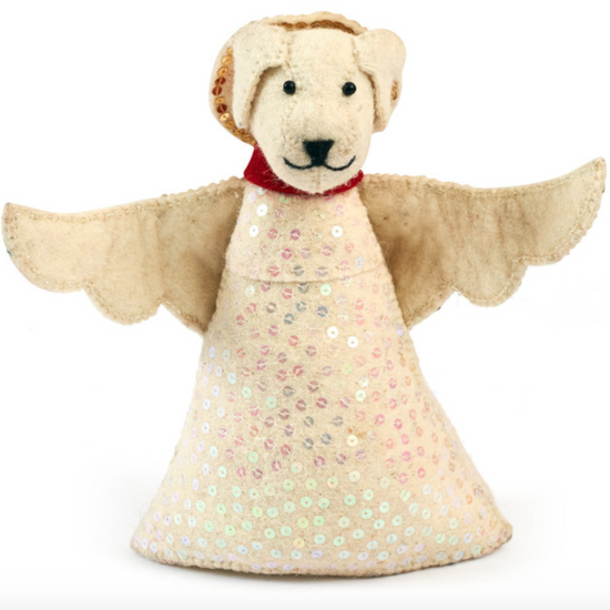 Dog Angel Tree Topper