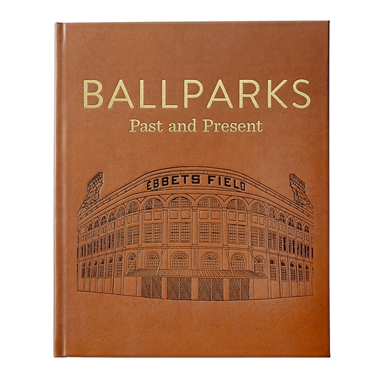 Ballparks Past & Present - Tan Leather