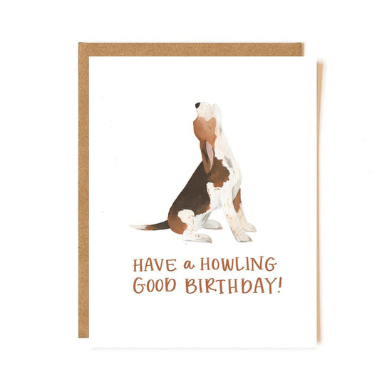 Howling Good Birthday Card