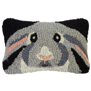 Grey Bunny Mini Pillow