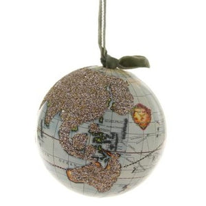 Glittered Globe Ornament