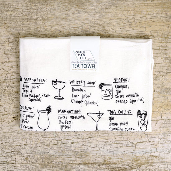 Tea Towel Collection, Girls Can Tell