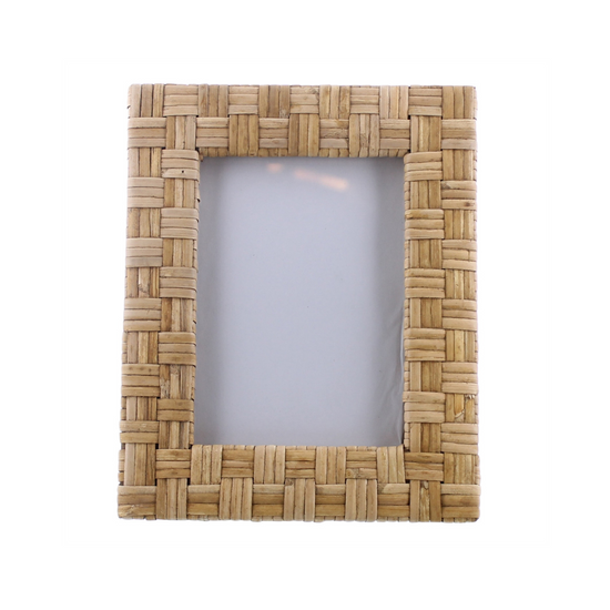Woven Rattan Picture Frame