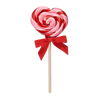 Organic Cherry Heart Lollipop