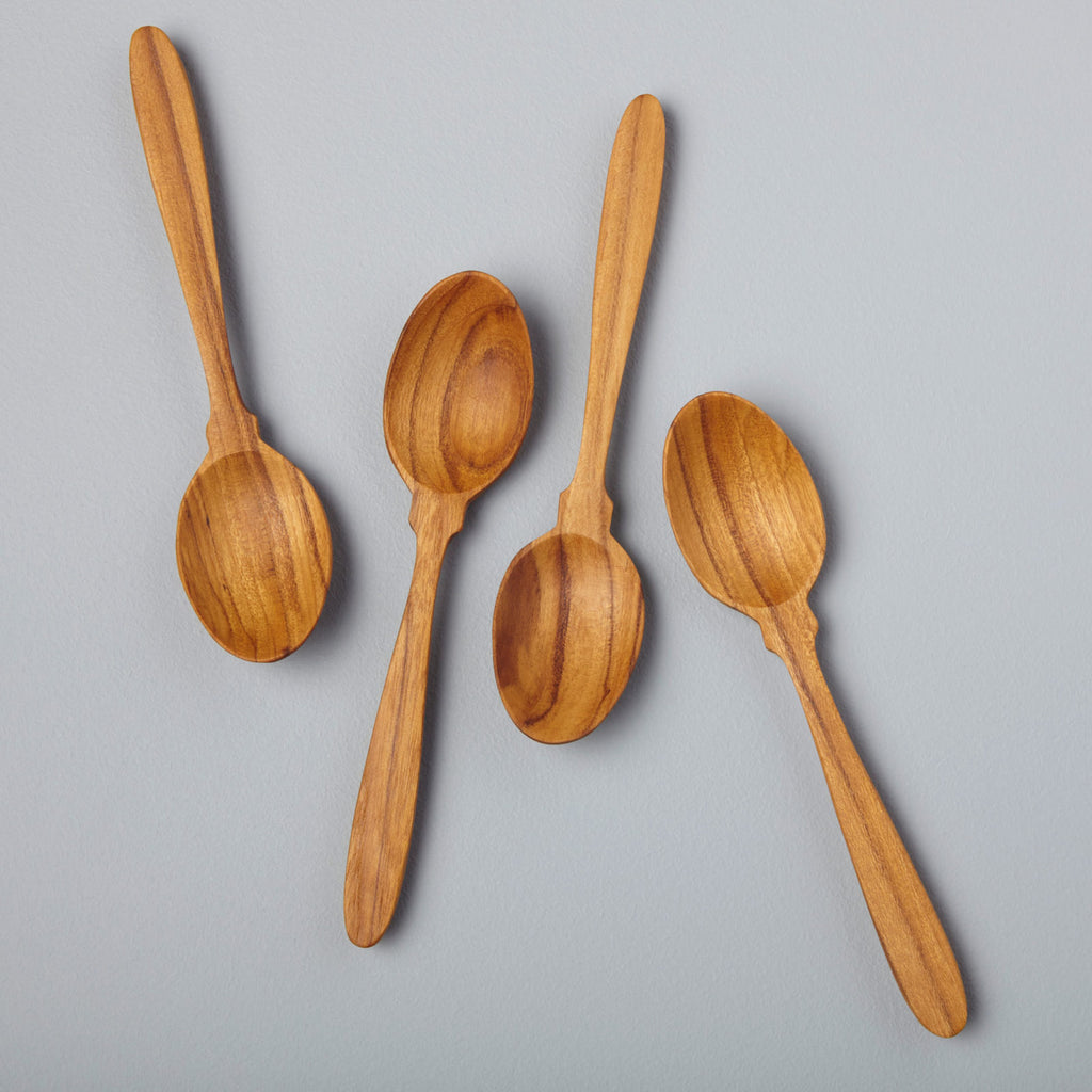 Teak Coffee Spoons – Red Barn Mercantile - Old Town Alexandria