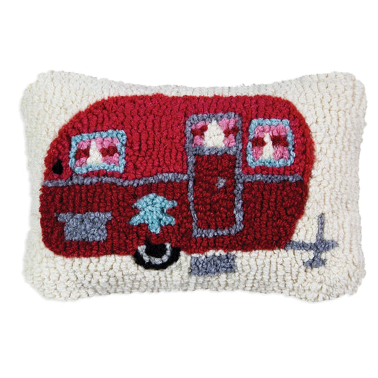 Crimson Camper Mini Pillow