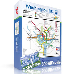 Washington, DC Metro Map Puzzle