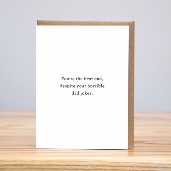 Best Dad Dad Jokes Father's Day Card
