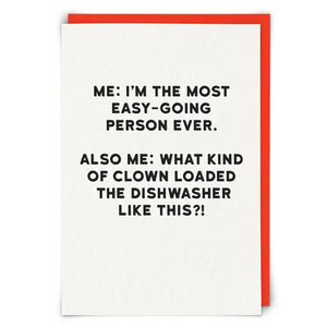 Dishwasher Card