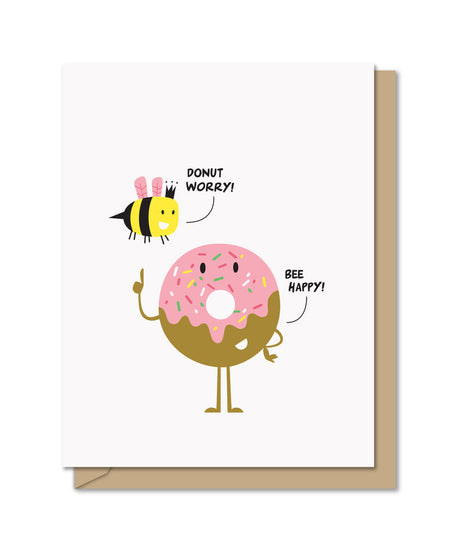 Donut Worry Bee Happy Card