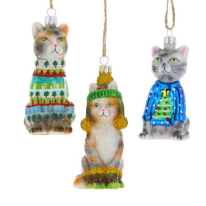 Festive Kitty Ornament