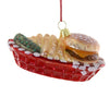 Burger Basket Ornament