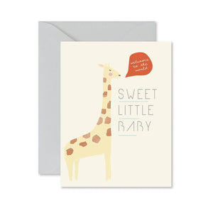 Giraffe Baby Card